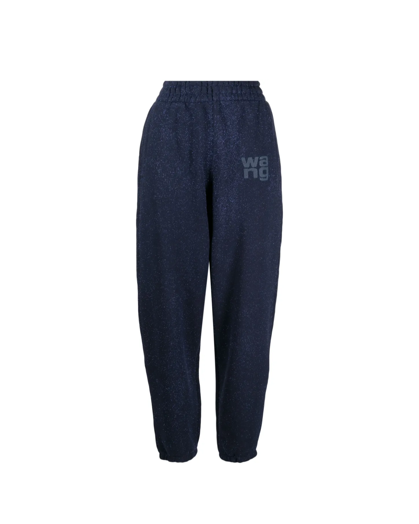 Alexander Wang Glitter-Effect Terry Track Pants