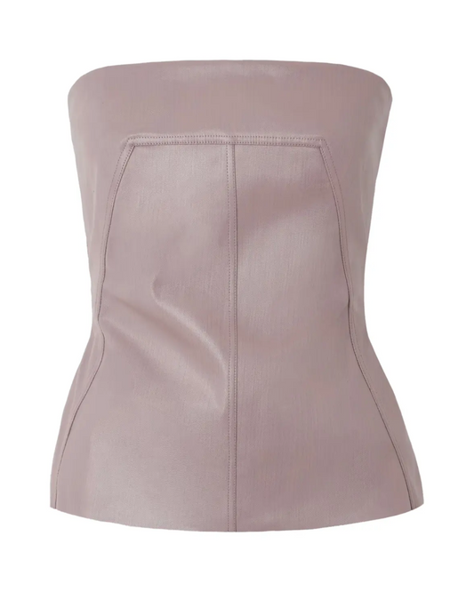 Rick Owens Leather Bustier Top - SS24