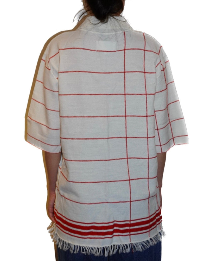 Maison Margiela Knitted Wool Polo Shirt