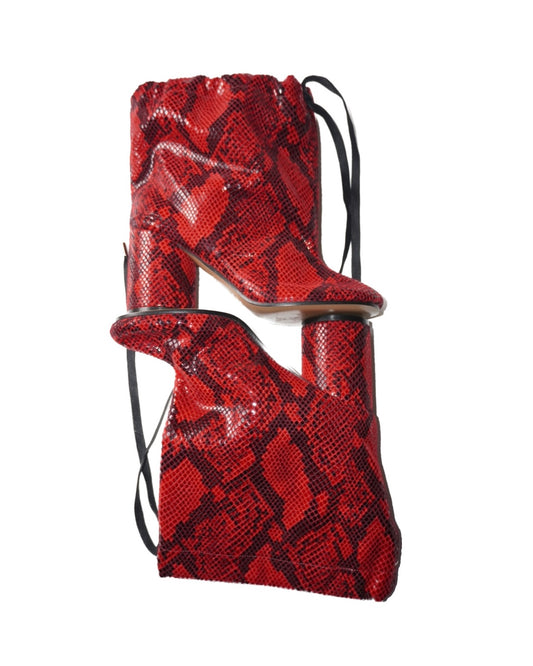 Maison Margiela Python Ankle Boots