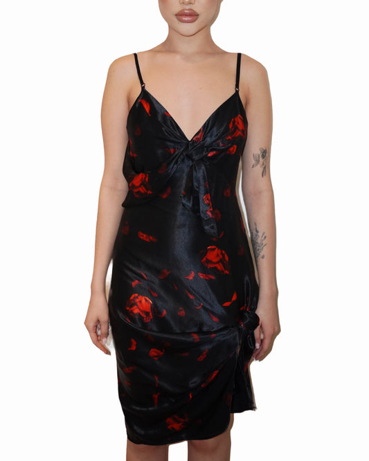 Alexander Wang Rose Print Cami Slip Dress